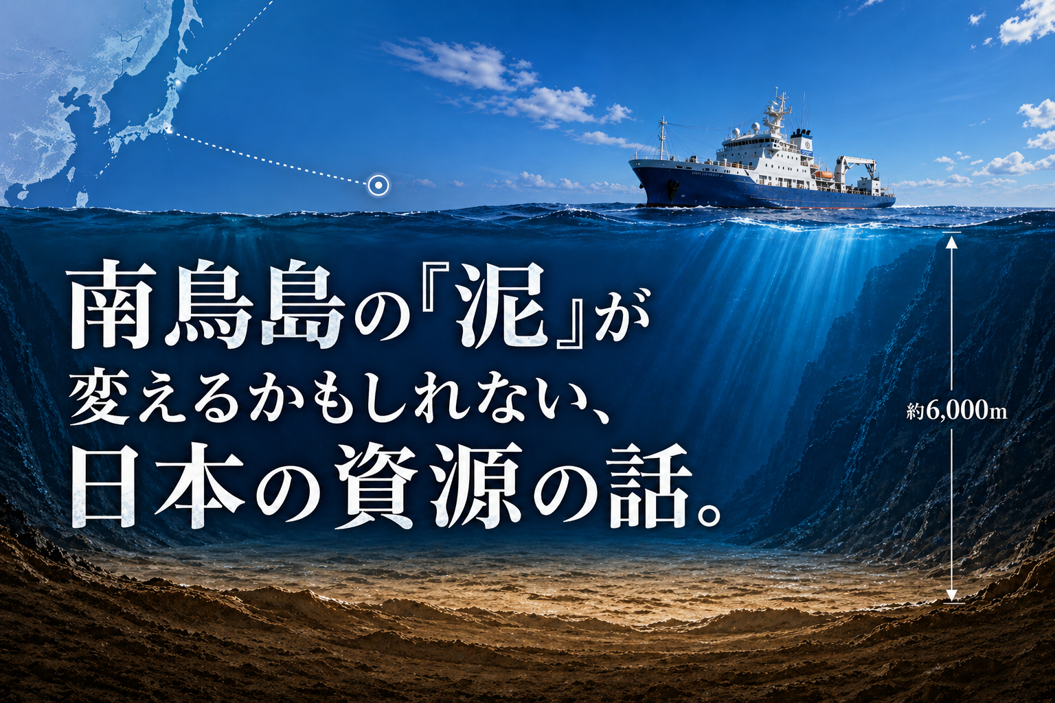 第1回】南鳥島レアアース泥とは何か｜日本の資源戦略を変える深海資源