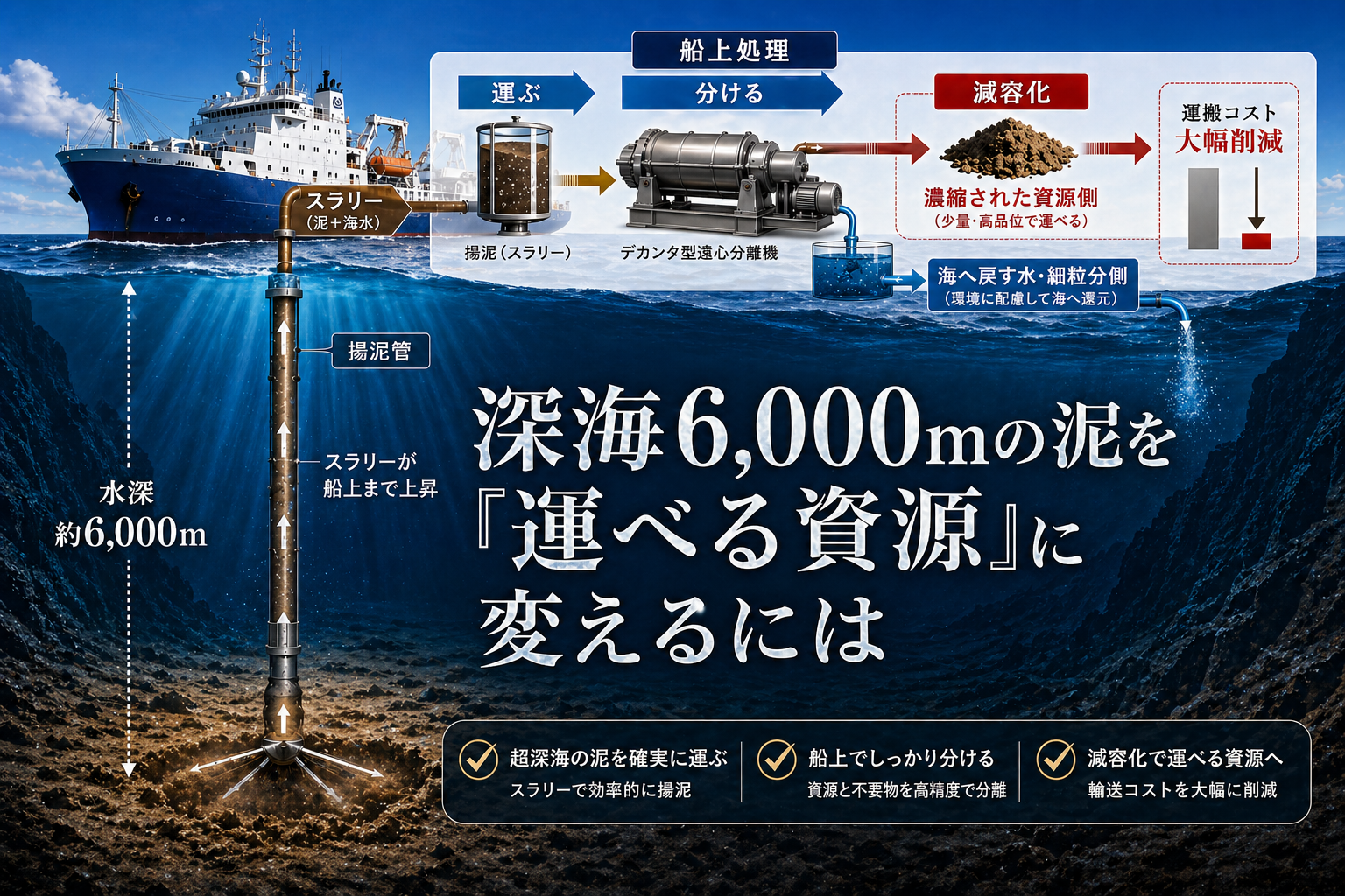 極希少アナログ★Keane - Under The Iron Sea 送料込み 第2回】深海6,000mのレアアース泥はどう運ぶのか｜輸送コストと環境性