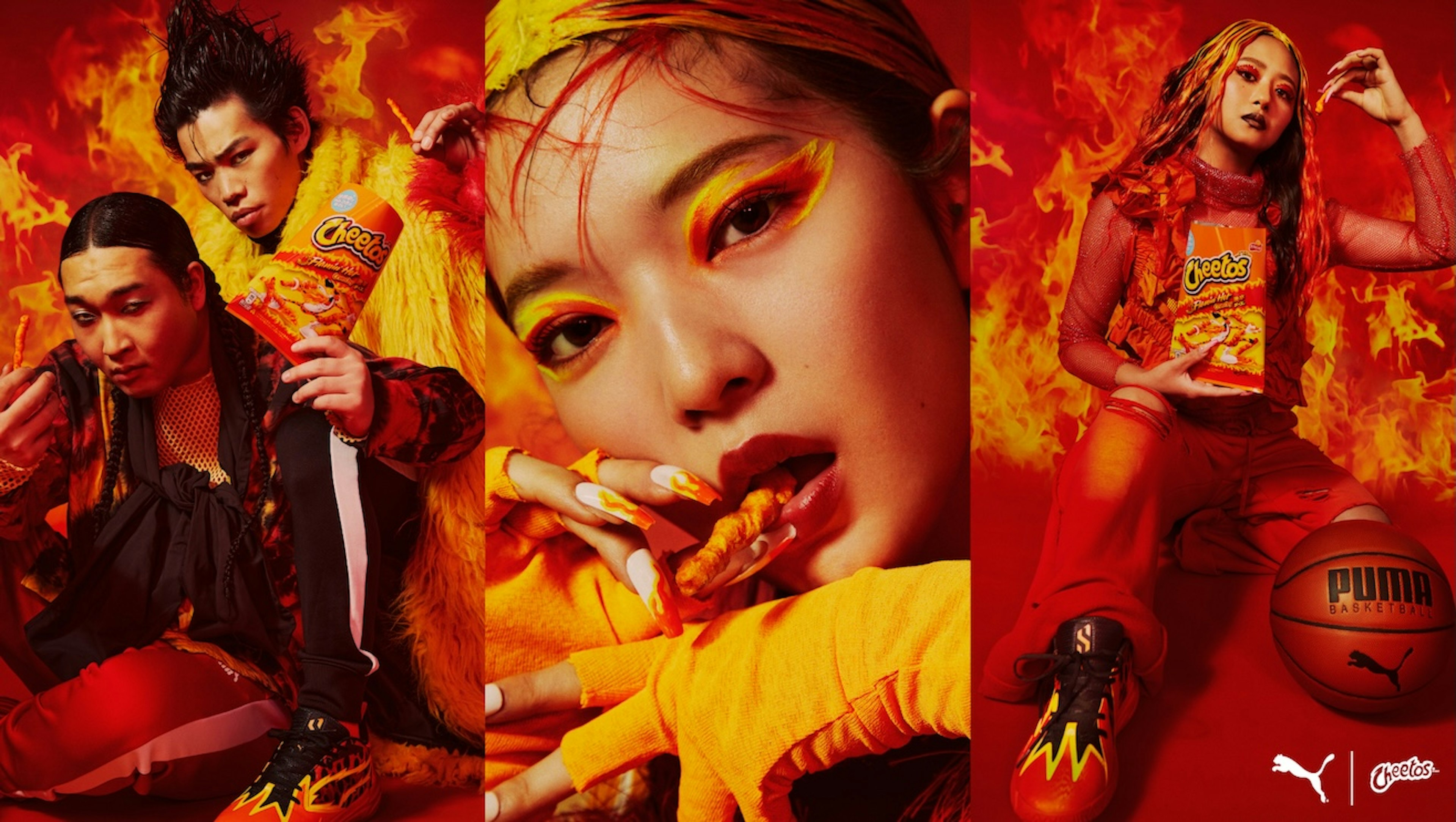 PUMA X Cheetos Flamin'Hot Collection