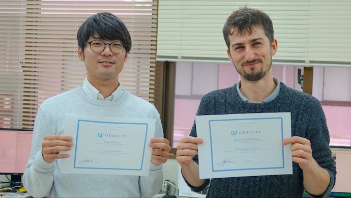 弊社研究者2名が Udacity 自動運転コースのナノ学位を取得