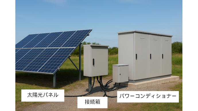 太陽光発電の接続箱 内側状態監視