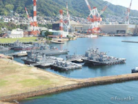 呉で軍港クルージング