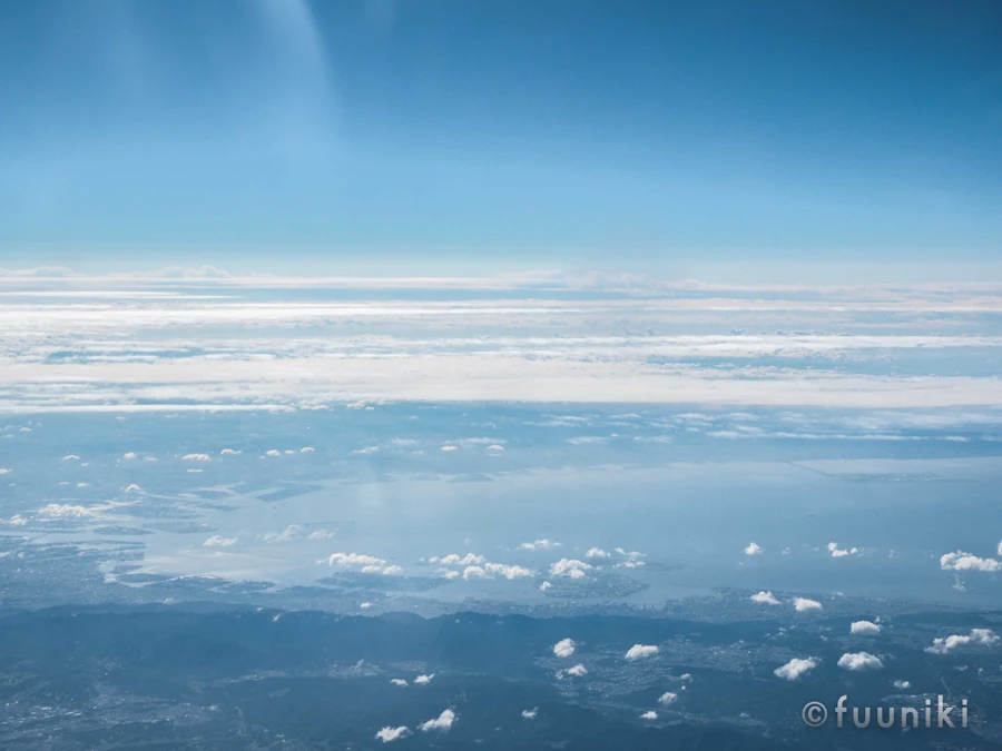 神戸上空