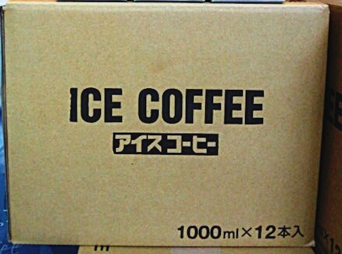 オリジナル　リキッドアイスコーヒー無糖1ℓ 12本入り