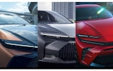 〈トヨタ〉クラウンシリーズ特別車両展示