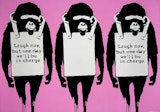 <span class="redV">【予告】</span>〈BANKSY(バンクシー)〉 新作版画展