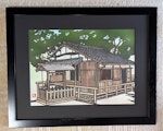 早川勝二 切り絵展 -町の刻(とき)-