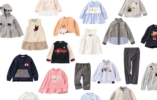 ファミリア　familiar 女の子春秋・冬素材　5点セット　90 ファミリア〉ノベルティフェア | 小倉店 | 井筒屋 IZUTSUYA