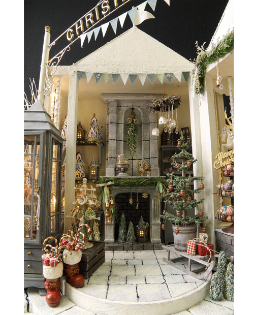 クリスマス　ミニチュア　ドールハウス　ミニ厨房庵 第2回】ドールハウスミニフェア ～ドールハウスの小さなクリスマス展