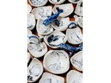 <span class="redV">【予告】</span>〈亀山サ苗〉染付のうつわ展