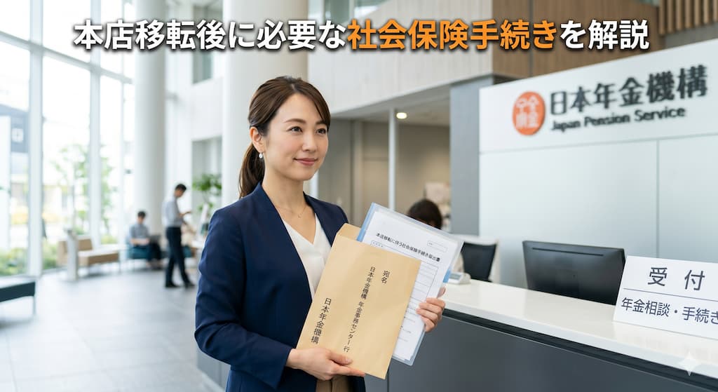 本店移転後に必要な社会保険手続きを解説