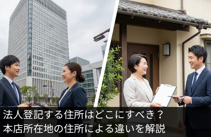 法人登記する住所はどこにすべき？本店所在地の住所による違いを解説