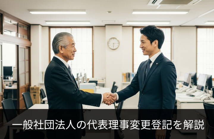 一般社団法人の代表理事変更登記を解説