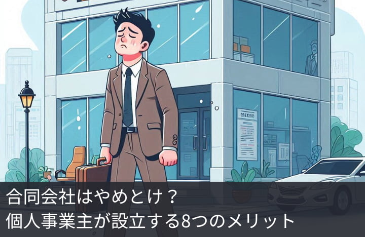 合同会社はやめとけ？個人事業主が設立する8つのメリット