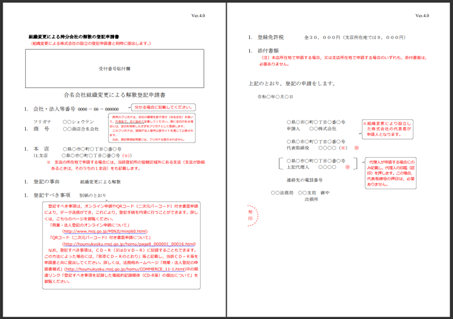 合同会社の組織変更による解散登記と組織変更時の印鑑届について解説