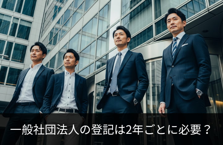 一般社団法人の登記は2年ごとに必要?