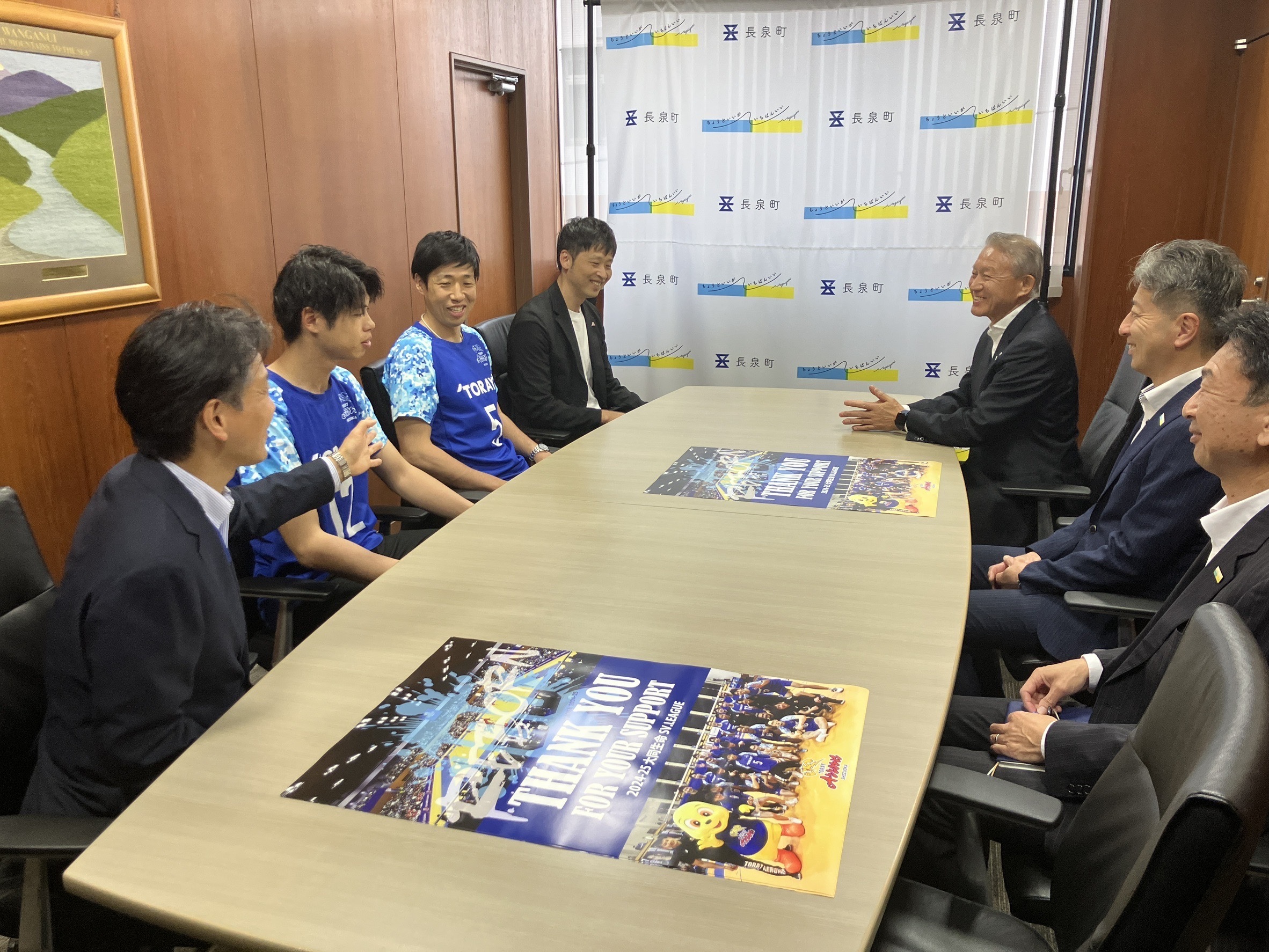 2024-25シーズン終了の表敬訪問のご報告 | お知らせ | 東レアローズ