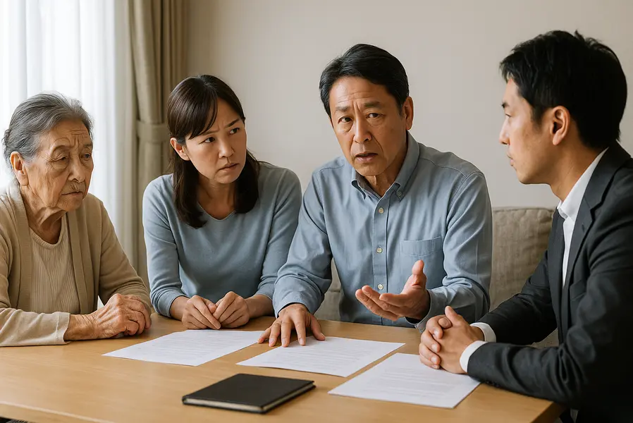 家族会議のイメージ