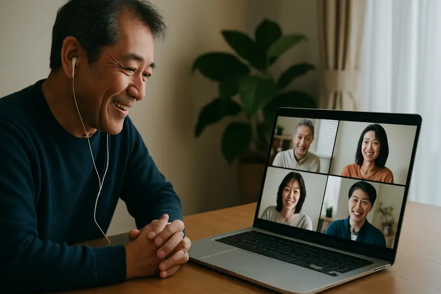 オンラインミーティングのイメージ