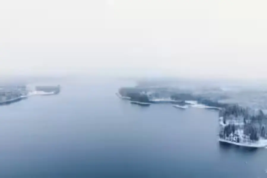 冬のバルト海