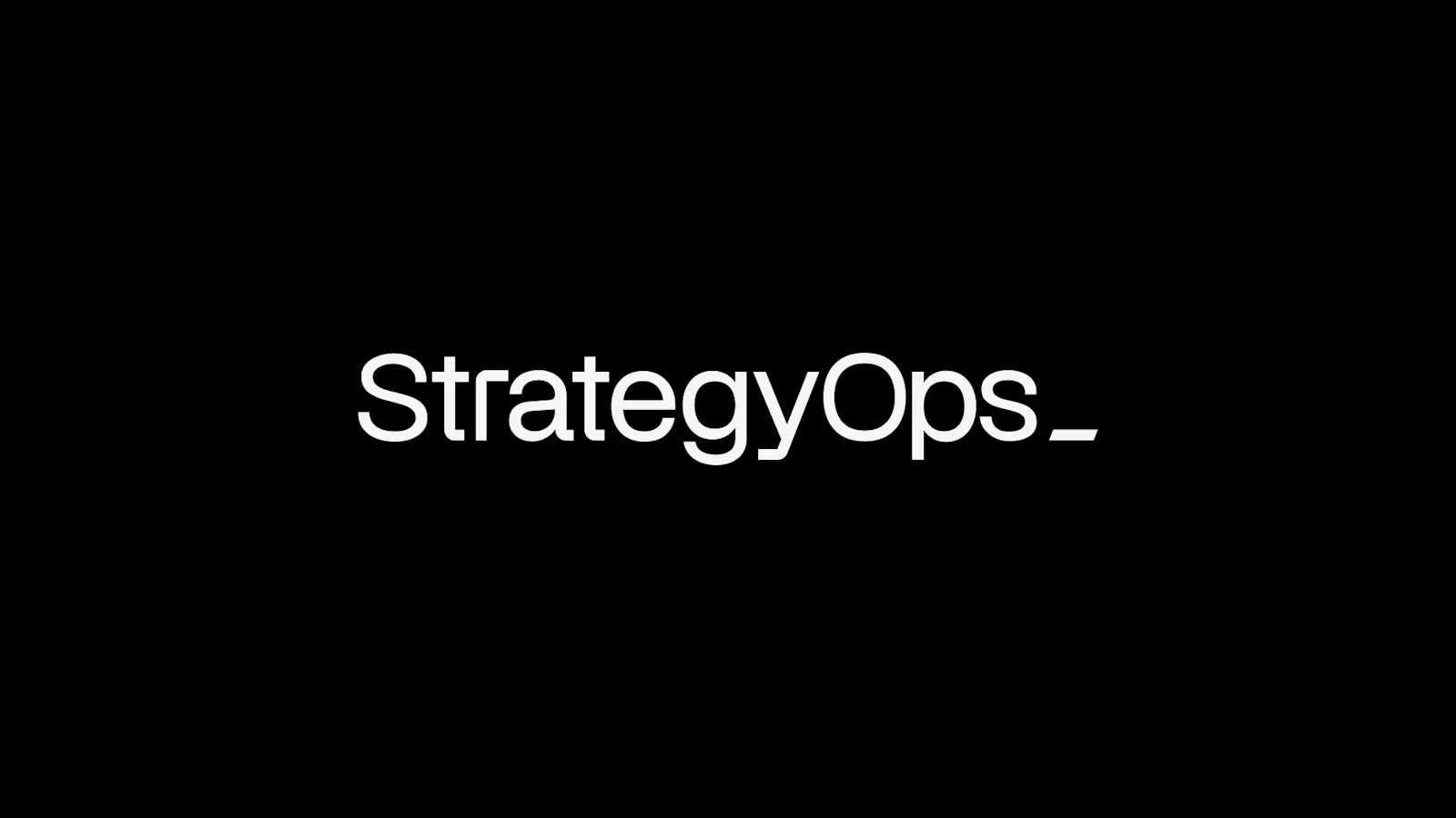 StrategyOps