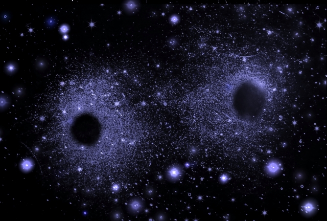 ブラックホールは囁く、暗黒物質の歌を