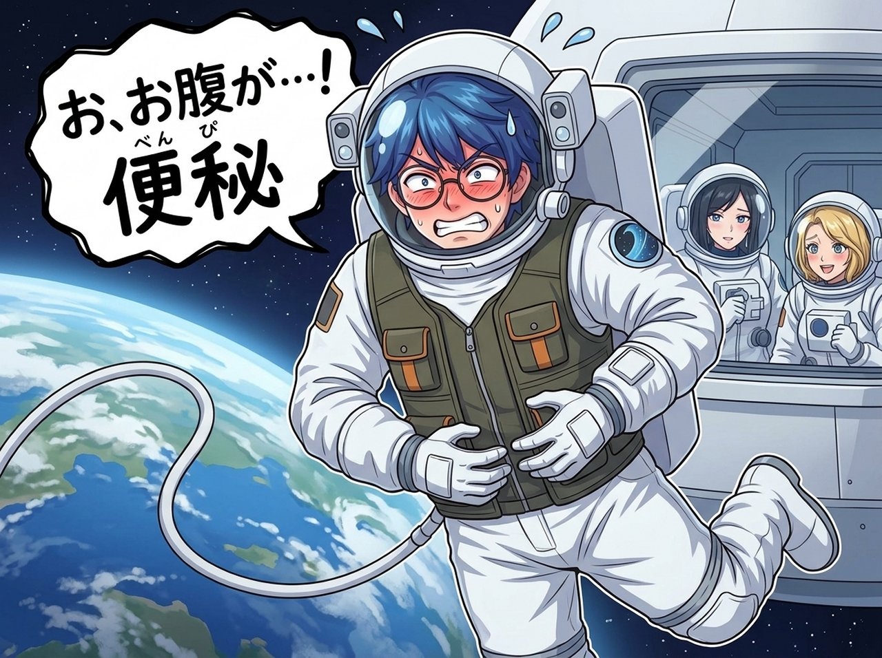 【無重力でも便秘になる原因とは？】｜宇宙飛行士の腸内細菌事情と、お腹を抱える研究員の憂鬱