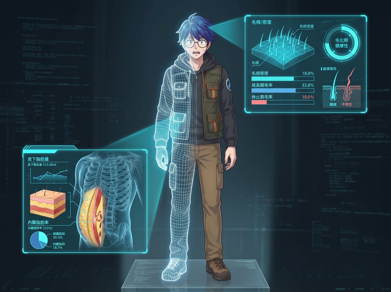【GLP-1受容体作動薬と抜け毛の関係】｜お腹の脂肪と頭頂部のトレードオフ、あるいは鏡の前のため息