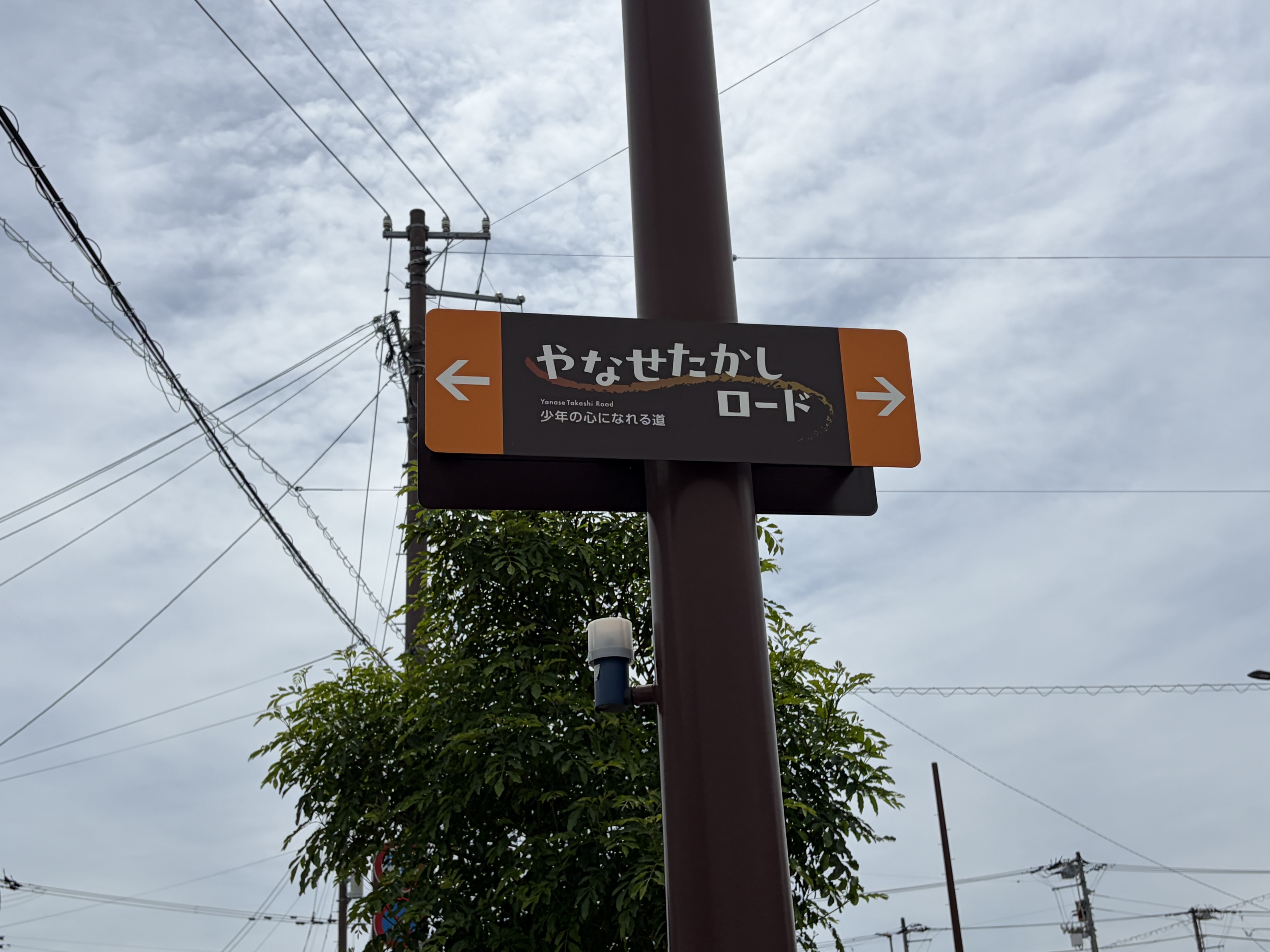 やなせたかしロードの案内看板
