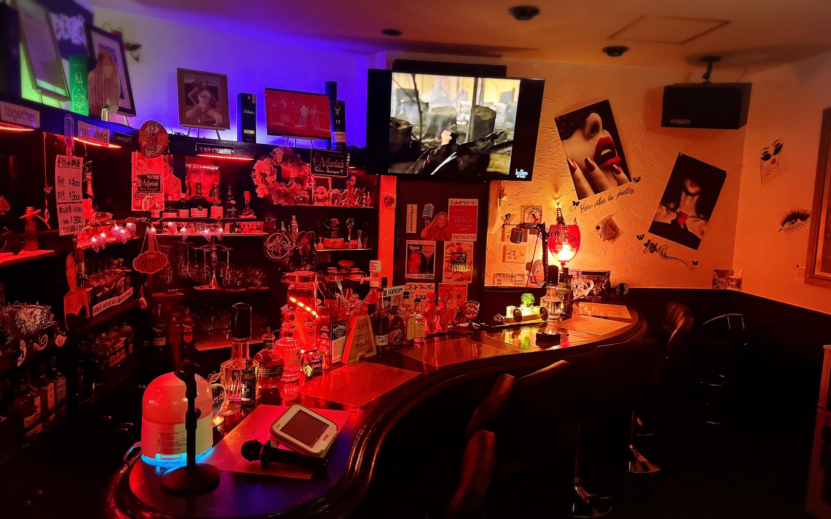 福島市マライアの店の店内写真