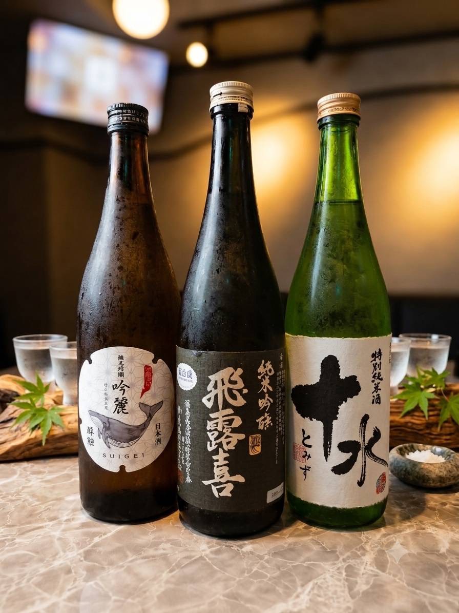 湯島スナックATHENAのお酒写真