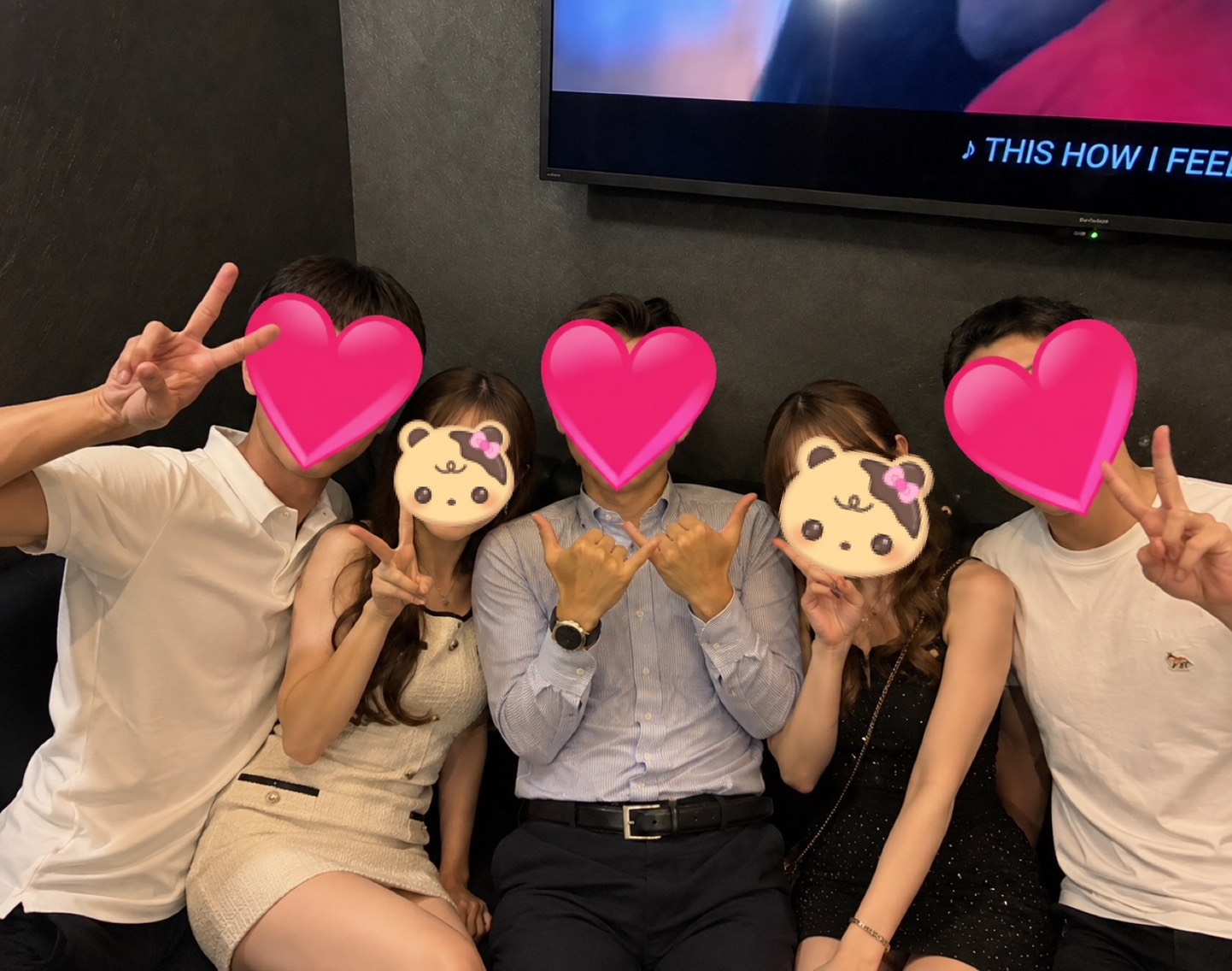 銀座ななのキャストとお客様の写真
