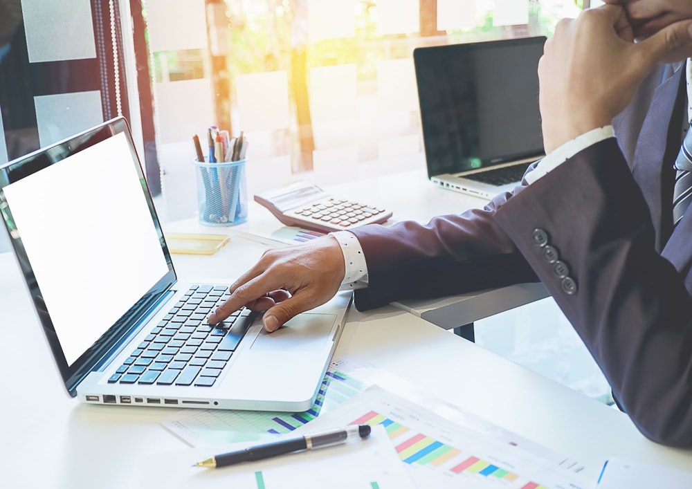 自己分析を行っている様子