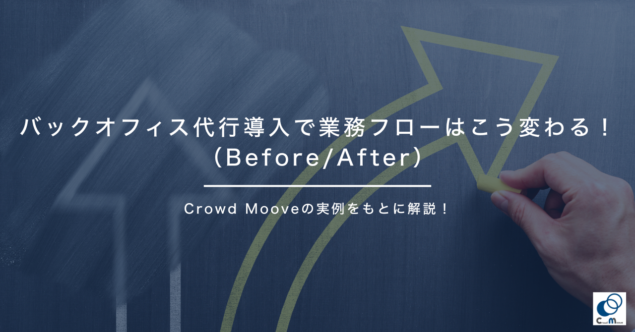 バックオフィス代行導入で業務フローはこう変わる!(Before/After)