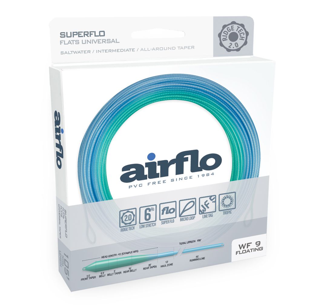 FLAT UNIVERSAL RIDGE 2.0 TAPER | Airflo | マーヴェリック
