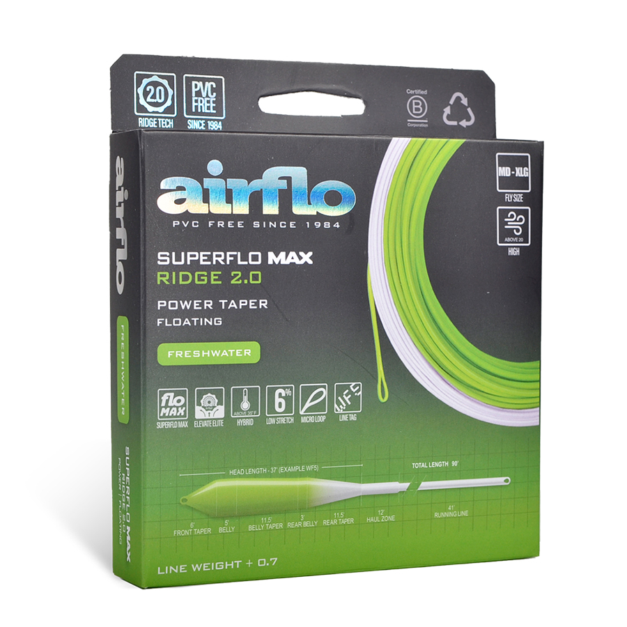 SUPERFLO MAX RIDGE 2.0 POWER TAPER | Airflo | マーヴェリック SUPERFLO MAX RIDGE 2.0 POWER TAPER | Airflo | マーヴェリック