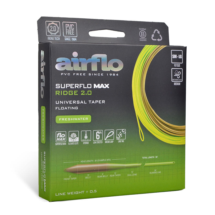 SUPERFLO MAX RIDGE 2.0 UNIVERSAL TAPER | Airflo | マーヴェリック