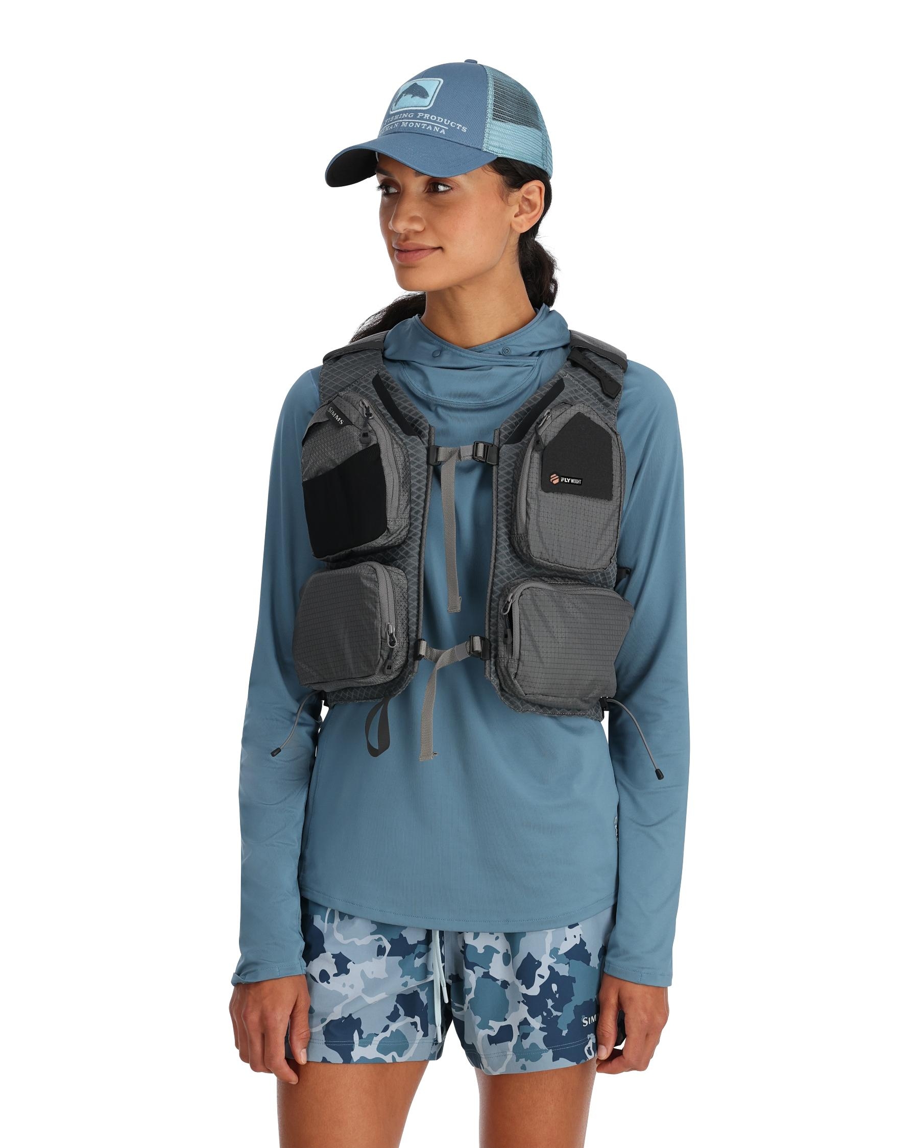Simms　シムス Flyweight パック ベスト size:S/M タン Simms Flyweight Pack Fishing Vest | シムス フライウェイト