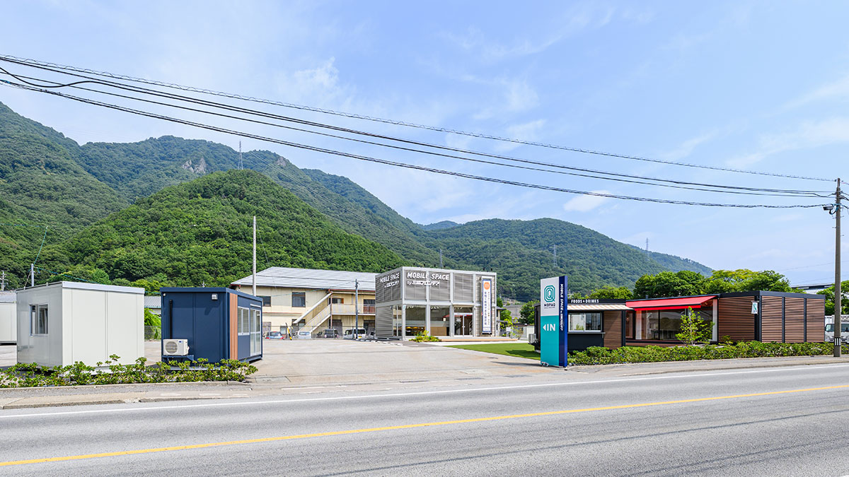 ユニットハウス・プレハブ・コンテナハウス | 上田総合展示場、全景