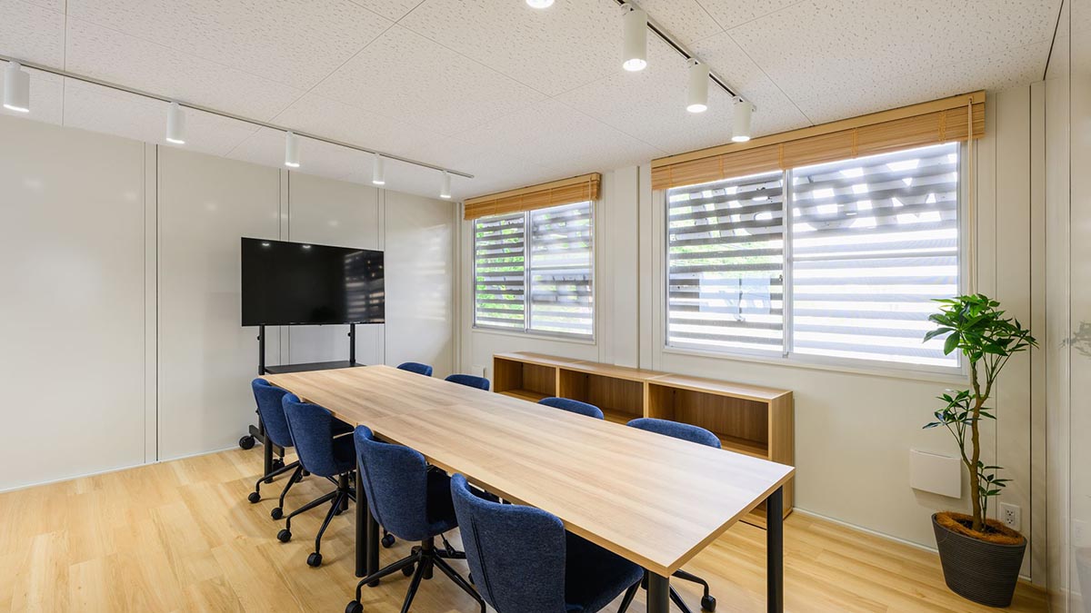ユニットハウス・プレハブ・コンテナハウス | 宇都宮戸祭店/展示場、事務所棟 2F 内覧（57MS1 (1F:H) 3連棟 2F）