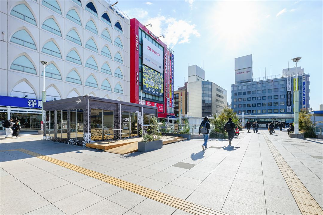 千葉県柏市10〜50㎡ (3〜15坪)の公共施設のユニットハウス・プレハブ・コンテナハウス、外観 左アングル