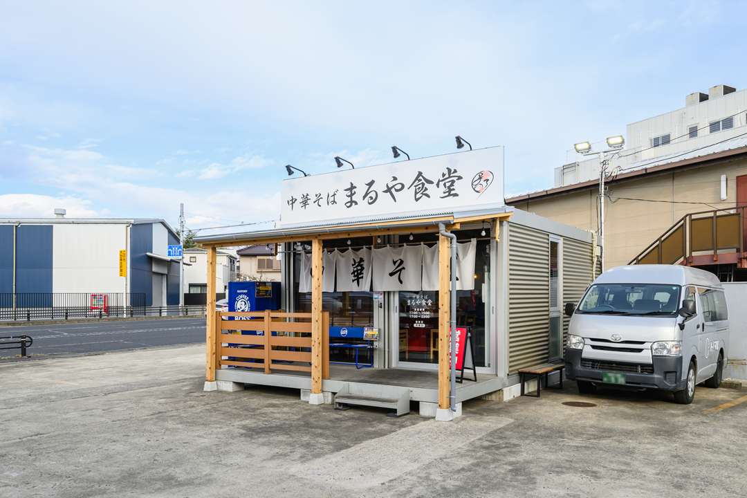 千葉県我孫子市10〜50㎡ (3〜15坪)の店舗(飲食店舗)のユニットハウス・プレハブ・コンテナハウス、外観 右アングル