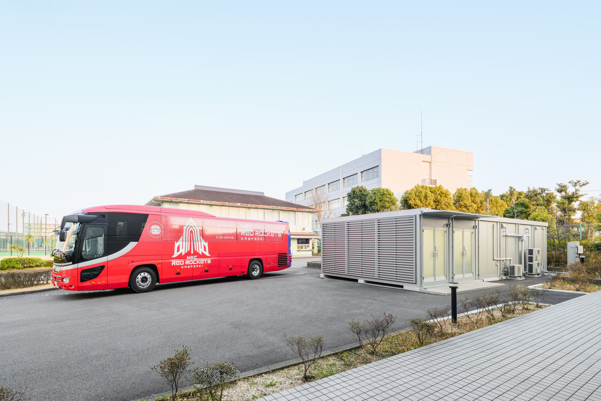 神奈川県川崎市50〜100㎡ (15〜30坪)の休憩所のユニットハウス・プレハブ・コンテナハウス、全景