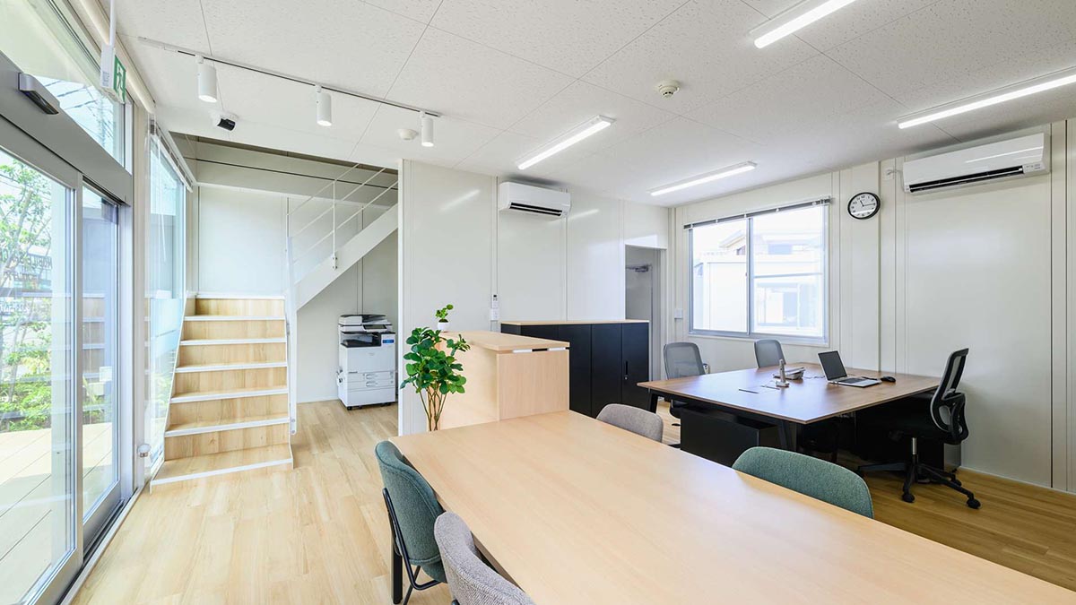 ユニットハウス・プレハブ・コンテナハウス | 川越店/展示場、MS WORK 1F 内観
