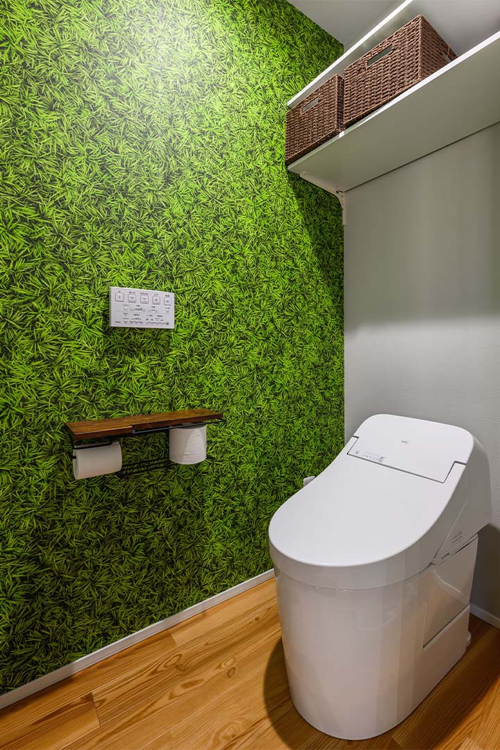 東京都府中市の事務所(会社事務所)/ガレージのユニットハウス・プレハブ・コンテナハウス、トイレ