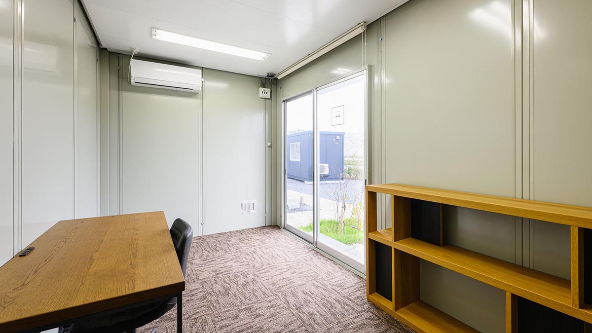 ユニットハウス・プレハブ・コンテナハウス | 市原店/展示場、MS WORK 内覧（リユースユニット CT-41J）