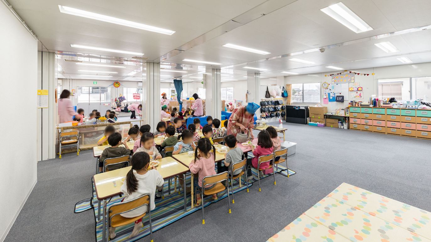 保育園　仮設園舎の内覧画像