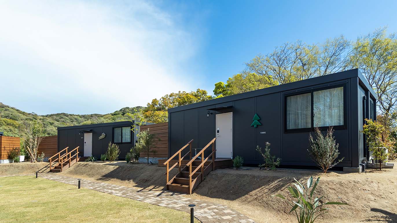 兵庫県南あわじ市の店舗(宿泊施設)のユニットハウス・プレハブ・コンテナハウス
