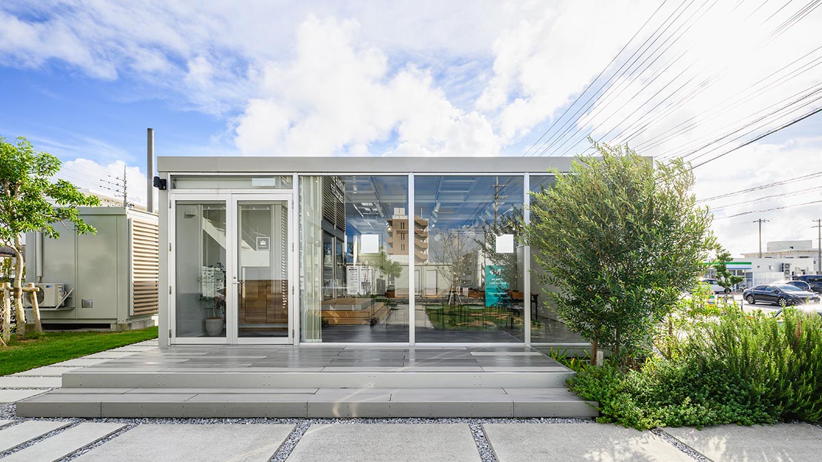 ユニットハウス・プレハブ・コンテナハウス | 沖縄出張所/総合展示場、MS SHOP 外観