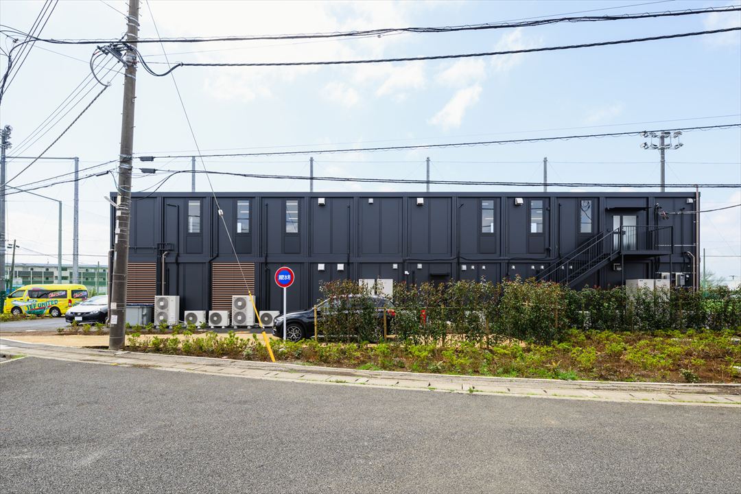 ユニットハウス・プレハブ・コンテナハウス 、 千葉県船橋市 100㎡以上（30坪以上）のクラブハウス/事務所、外観 背面
